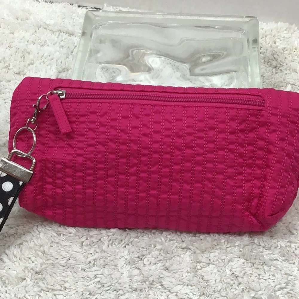 Victoria’s Secret pink quilted clutch wristlet